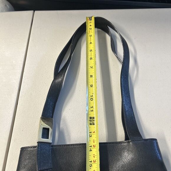 ROGANI Black Italian leather bag Gold Buckle Vintage Authentic Italy - Picture 10 of 13